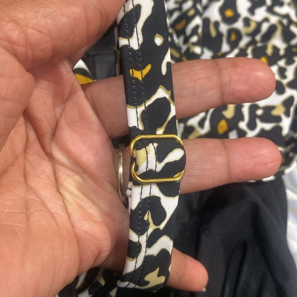 NWT Swimsuits for All TIE FRONT UNDERWIRE SWIMDRESS new leopard print sz 22 - Picture 8 of 8